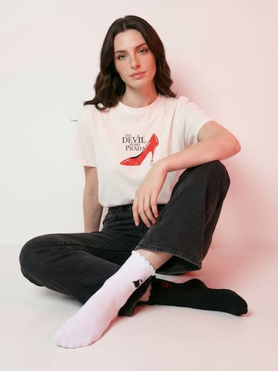 Komplet od 2 para čarapa The Devil Wears Prada