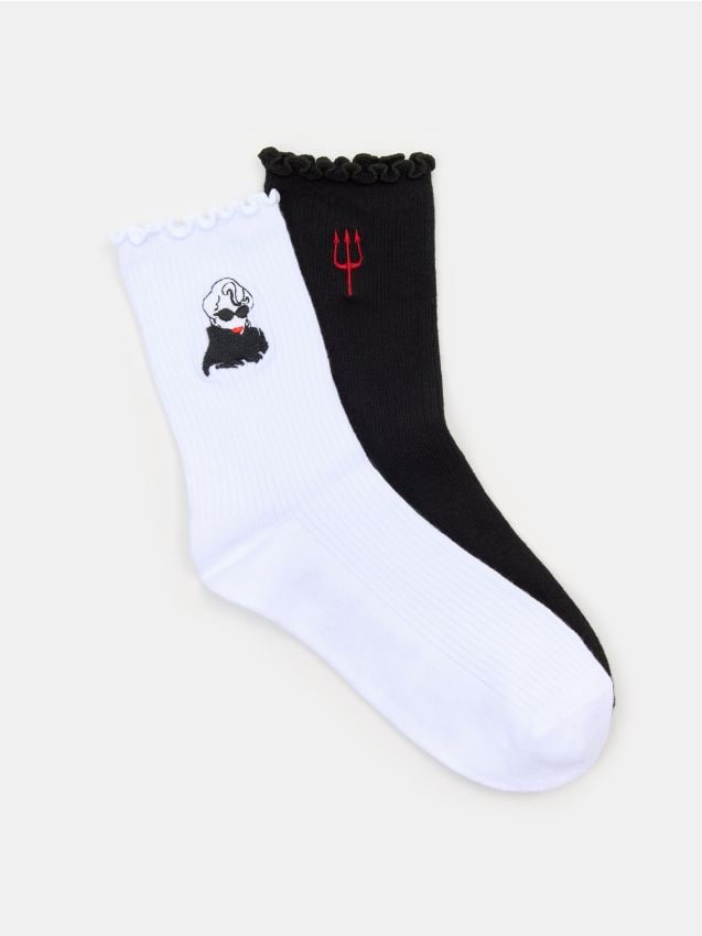Sinsay - Skarpetki 2 pack Devil Wears PRADA - wielobarwny