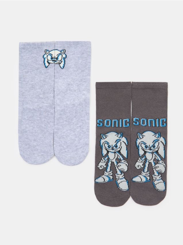 Sinsay - Súprava 2 párov ponožiek Sonic the Hedgehog - viacfarebná