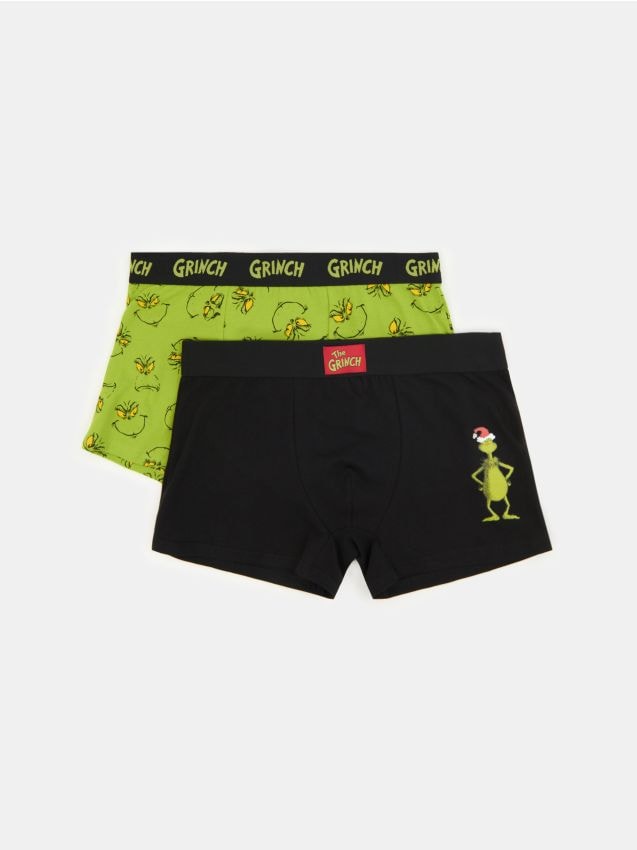 Sinsay - Set de 2 perechi de boxeri Grinch - multicolor