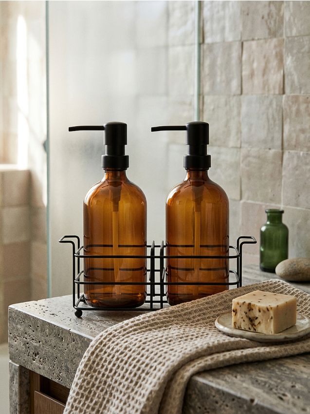 Sinsay - Dozatoare de lichid cu suport - brun-auriu