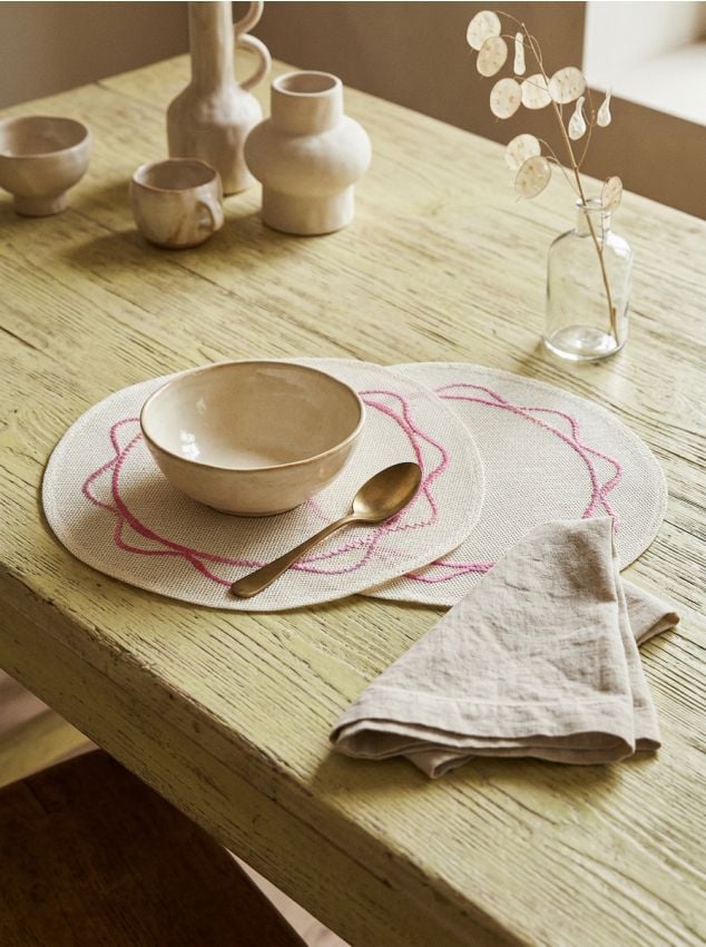 Sinsay - Set de 2 naproane - crem