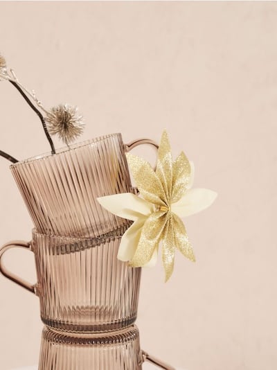 Dekoracja świąteczna w kształcie gwiazdy betlejemskiej 5 pack