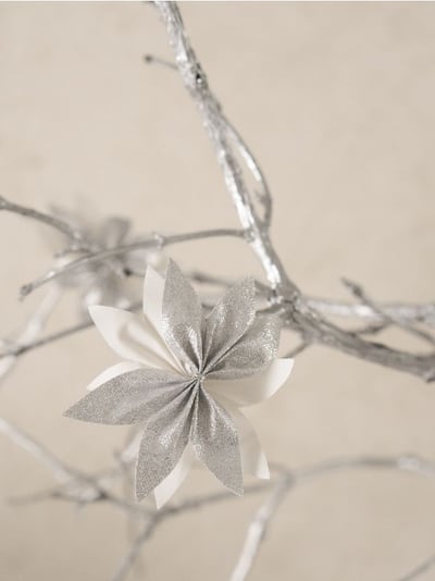 Božična dekoracija v obliki božične zvezde 5 pack