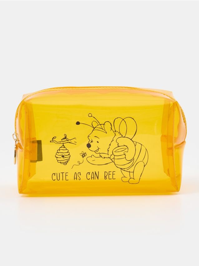 Sinsay - Kozmetická taška s potlačou Winnie the Pooh - svetložltá
