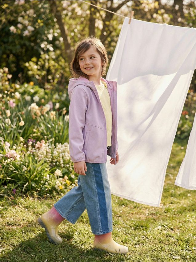 Sinsay - Tricou cu mânecă scurtă cu inimioare - galben-deschis