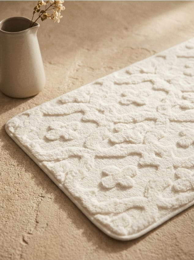 Sinsay - Covor cu model decorativ - alb