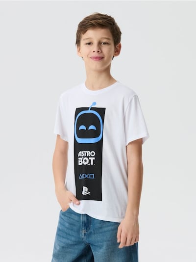 Puuvillane t-särk pildiga PlayStation