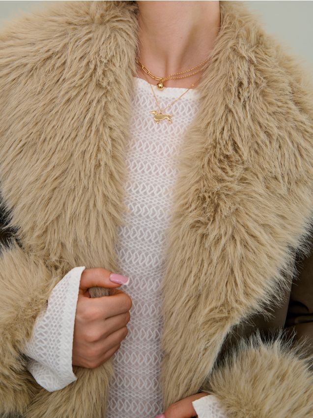 Sinsay - Colier cu pandantiv - auriu