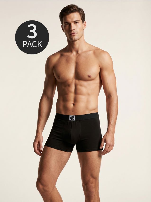 Sinsay - Set de 3 perechi de boxeri - multicolor