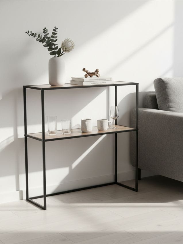 Sinsay - Consolă cu raft - bej