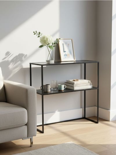 Κονσόλα με ράφι