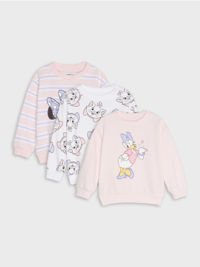 Sinsay - Kokvilnas crewneck džemperi ar