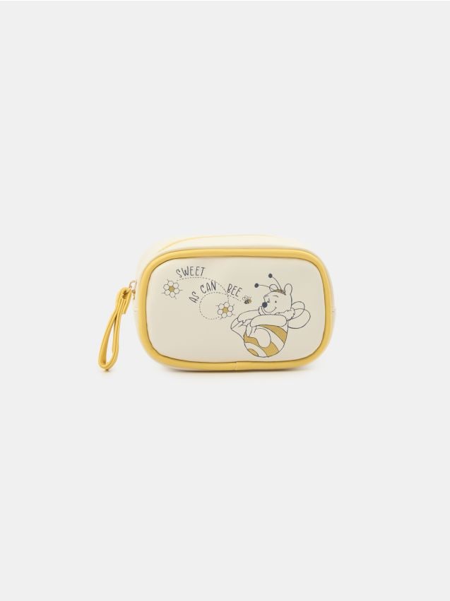 Sinsay - Kozmetická taška s potlačou Winnie the Pooh - krémová