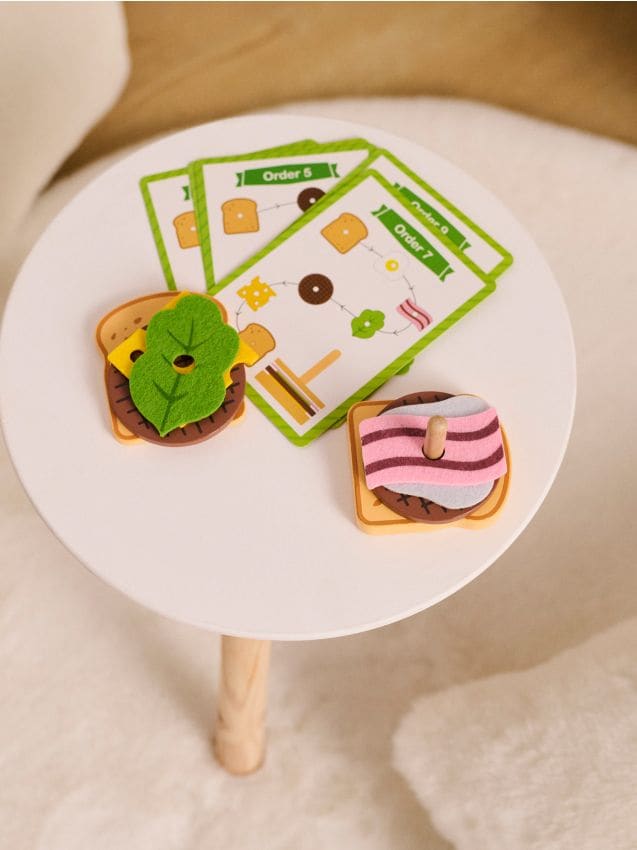 Sinsay - Hračka – Drevený vzdelávací sendvič - viacfarebná