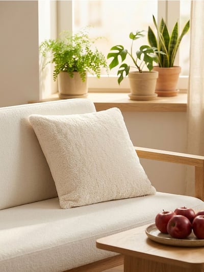 Povlak na polštář s ozdobným vláknem