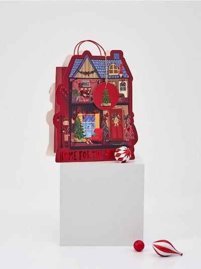 Weihnachtliche Geschenktasche