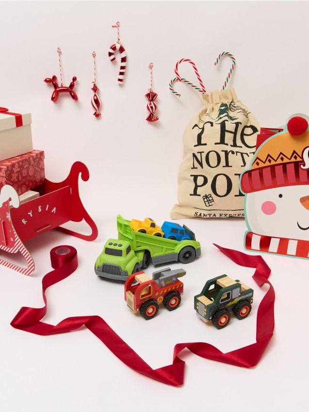 Sinsay - Hračka – Drevené vozidlo - zelená