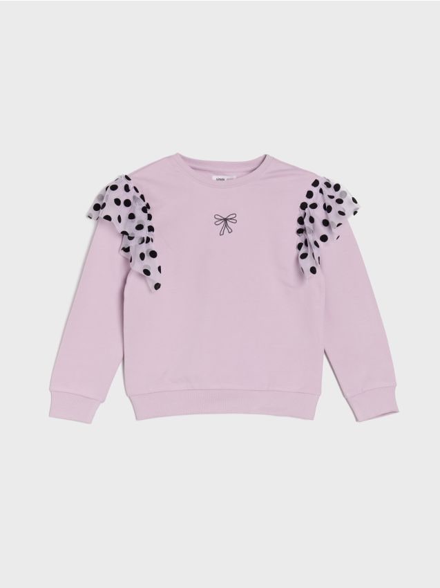 Sinsay - Mikina crewneck - levanduľová