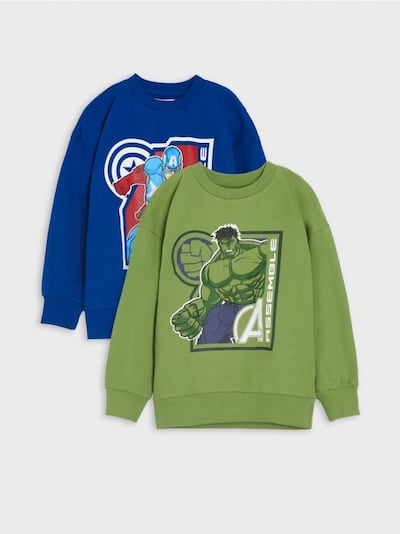 Sporta džemperi Marvel, iepakojumā 2 gab.