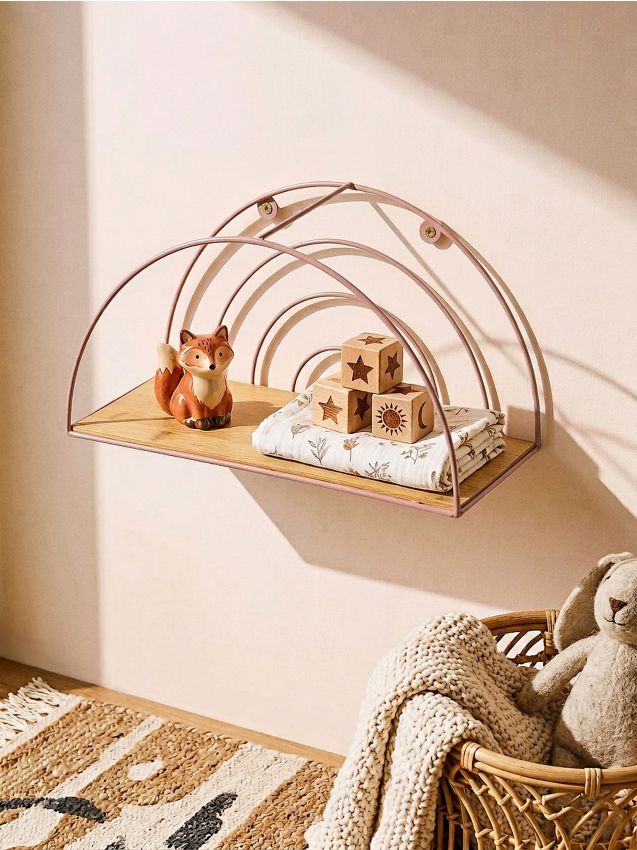 Sinsay - Poliță de perete - roz-pastel