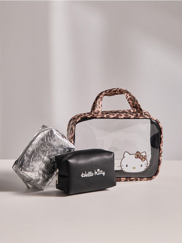 Sinsay - Set de portfarduri cu imprimeu leopard 3 pack Hello Kitty - multicolor