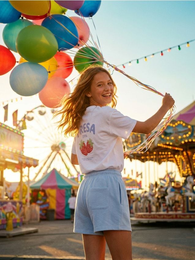 Sinsay - Tricou din bumbac cu imprimeu de căpșuni - alb