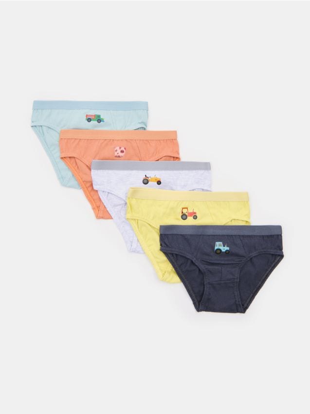 Sinsay - Chiloți din bumbac 5 pachete - multicolor