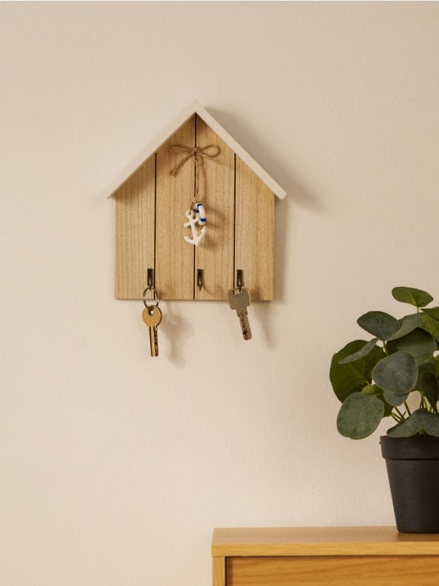 Sinsay - Suport pentru chei cu motiv marin - bej