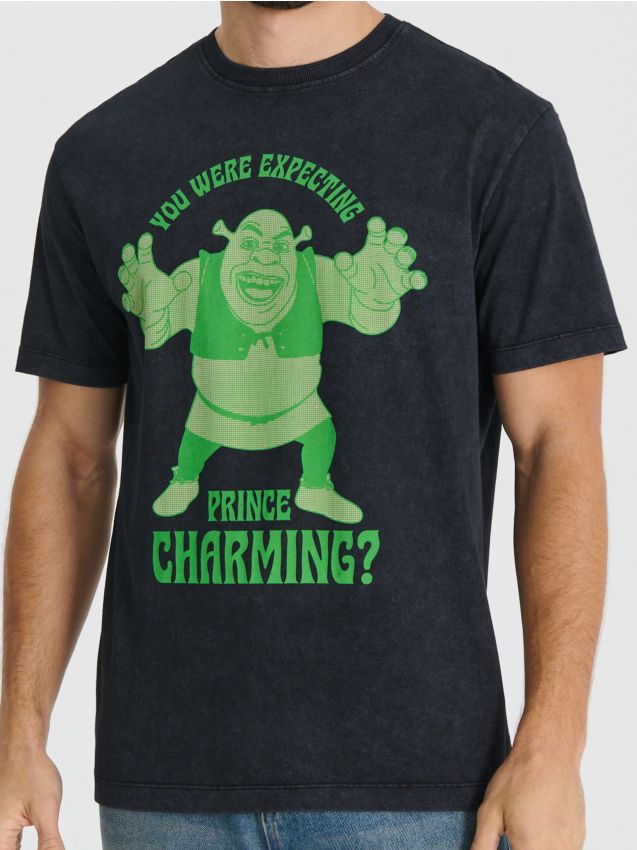 Sinsay - Tricou Shrek - negru