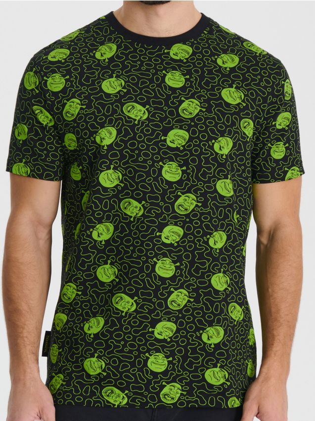 Sinsay - Tricou Shrek - negru