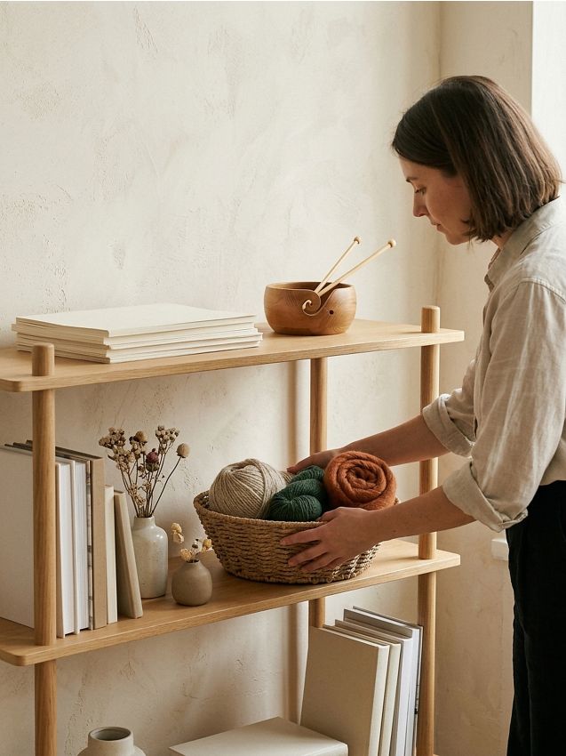 Sinsay - Bol decorativ împletit - bej