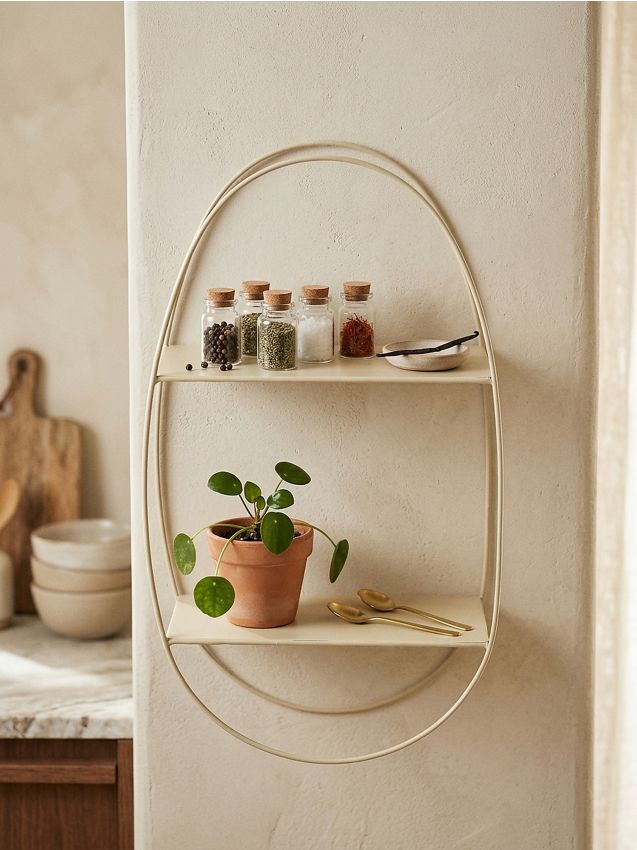 Sinsay - Poliță de perete - crem