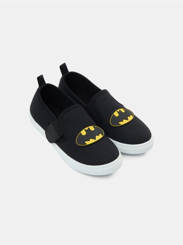 Sinsay - Teniși cu prindere cu scai Batman - negru