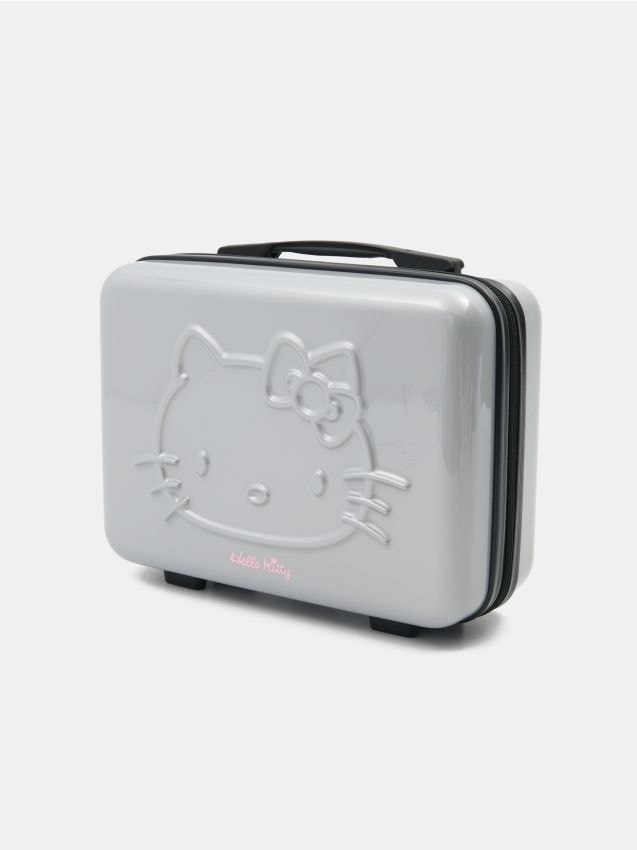 Sinsay - Geantă de cosmetice de călătorie Hello Kitty - argintiu