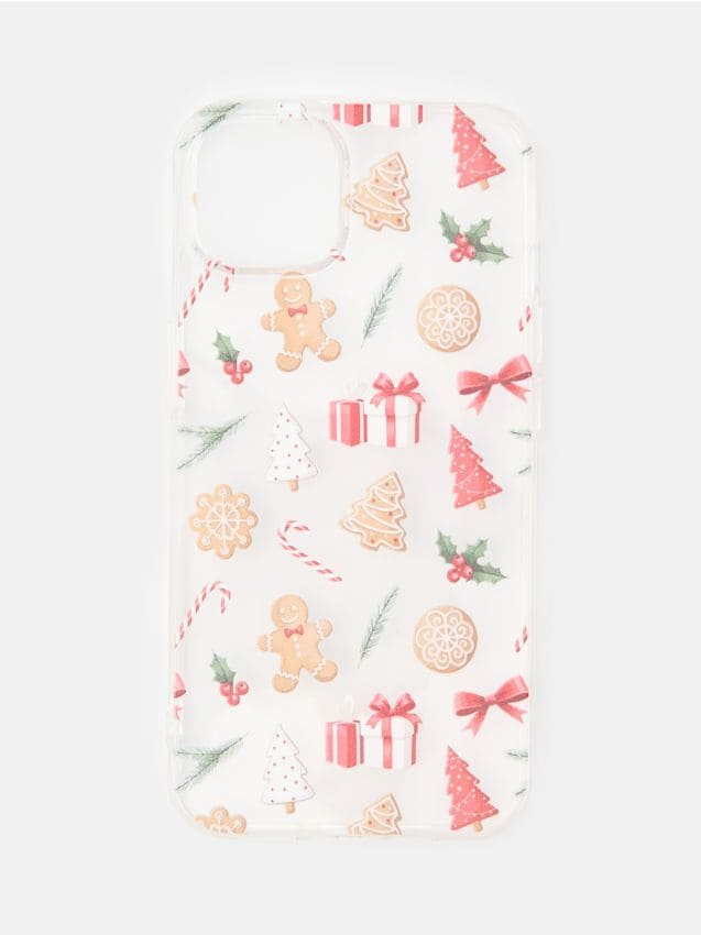 Sinsay - Husă de Crăciun pentru iPhone 13/14 - multicolor