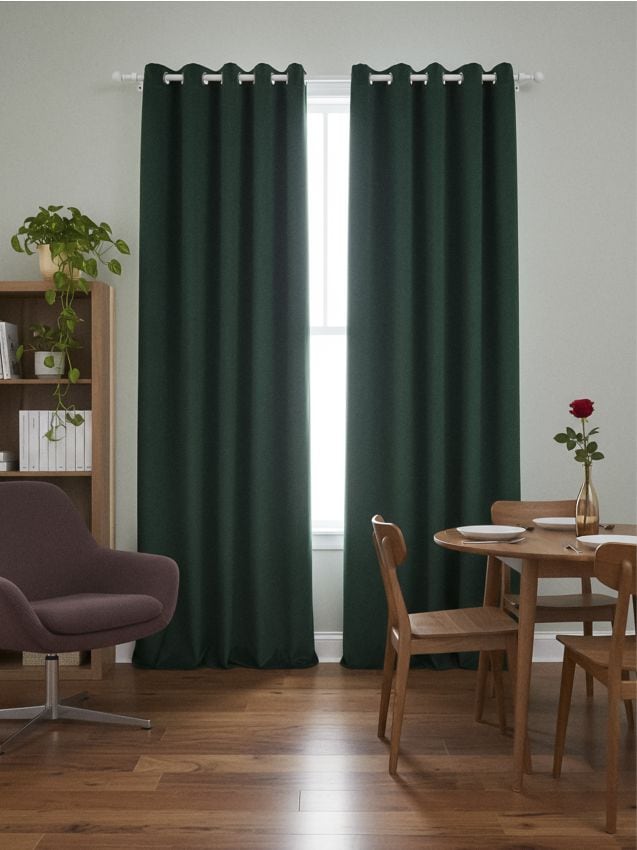Sinsay - Draperie din catifea cu efect de umbrire și inele - albastru-verzui