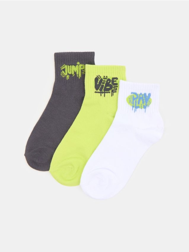 Sinsay - Skarpetki 3 pack - zielony