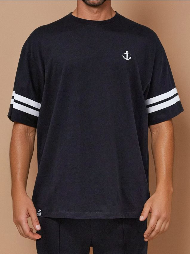 Sinsay - Tricou cu mânecă scurtă - negru
