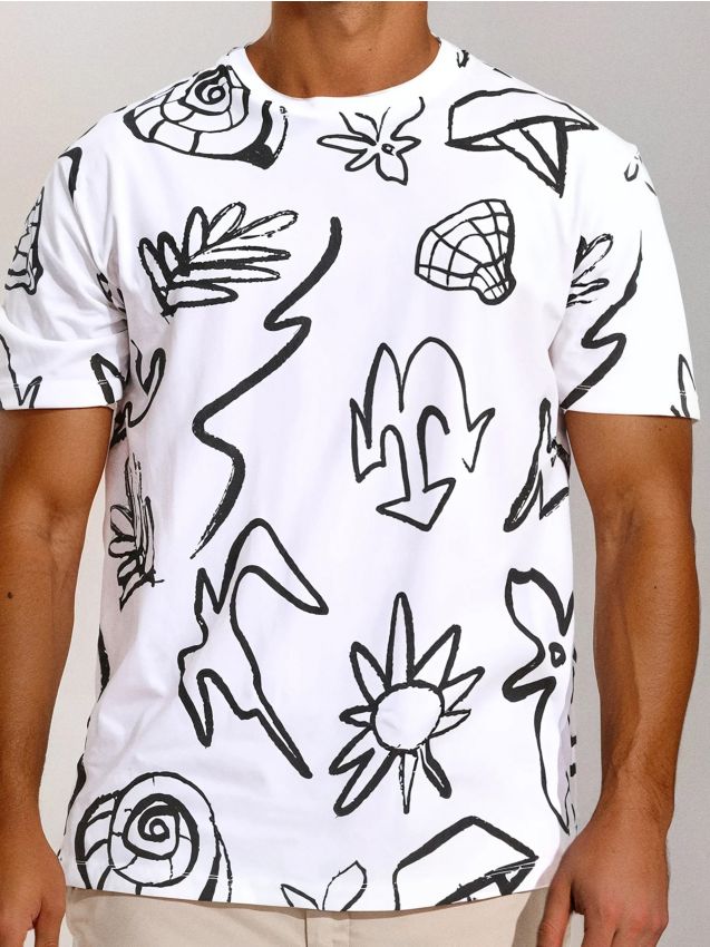 Sinsay - Tricou - alb