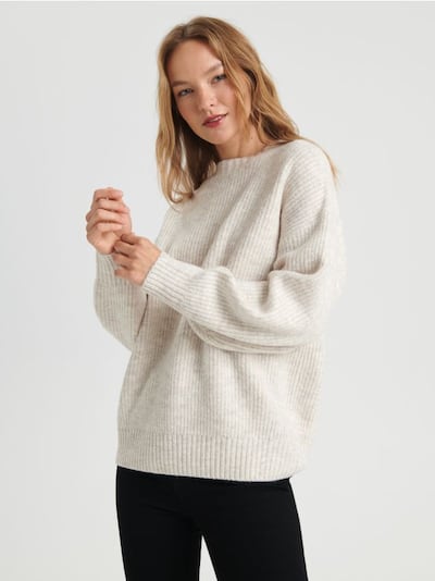 Sweter w prążki