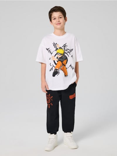 Bavlněná košilka s potiskem Naruto