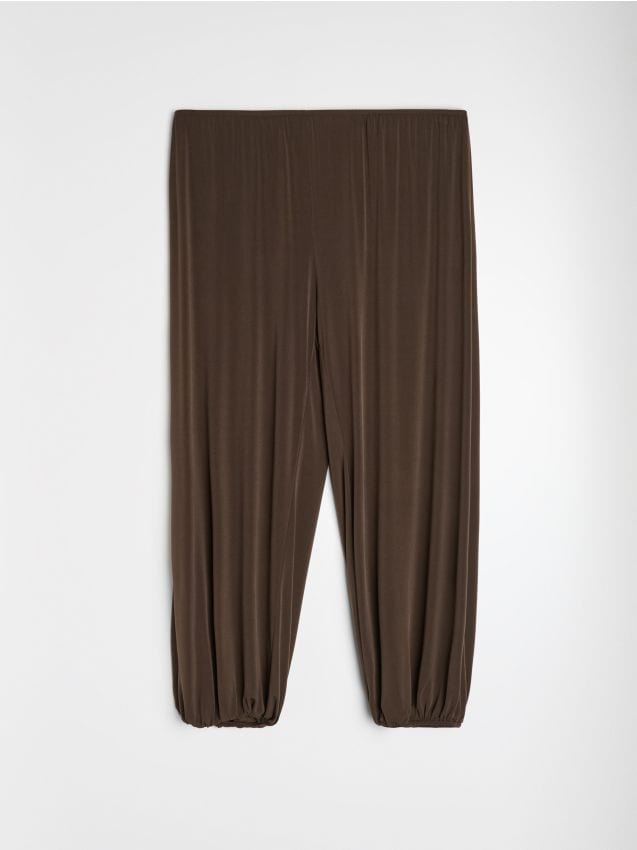 Sinsay - Pantaloni jogger - maro-închis