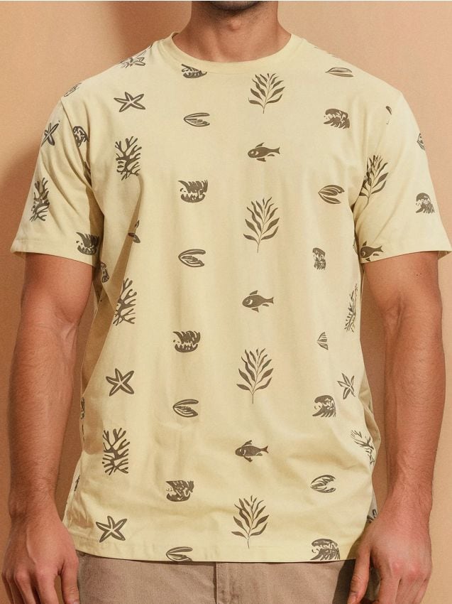 Sinsay - Tricou din bumbac - galben