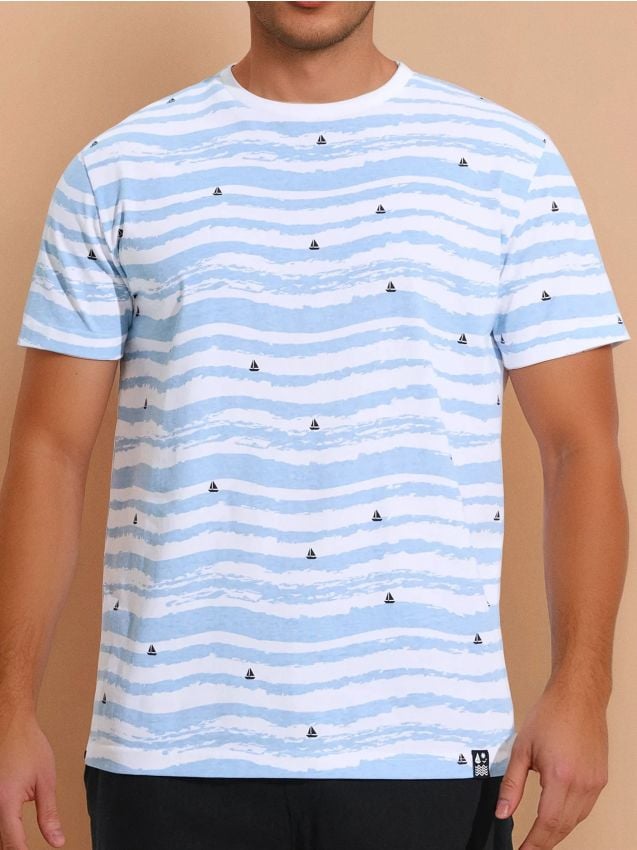 Sinsay - Tricou cu imprimeu integral - altele