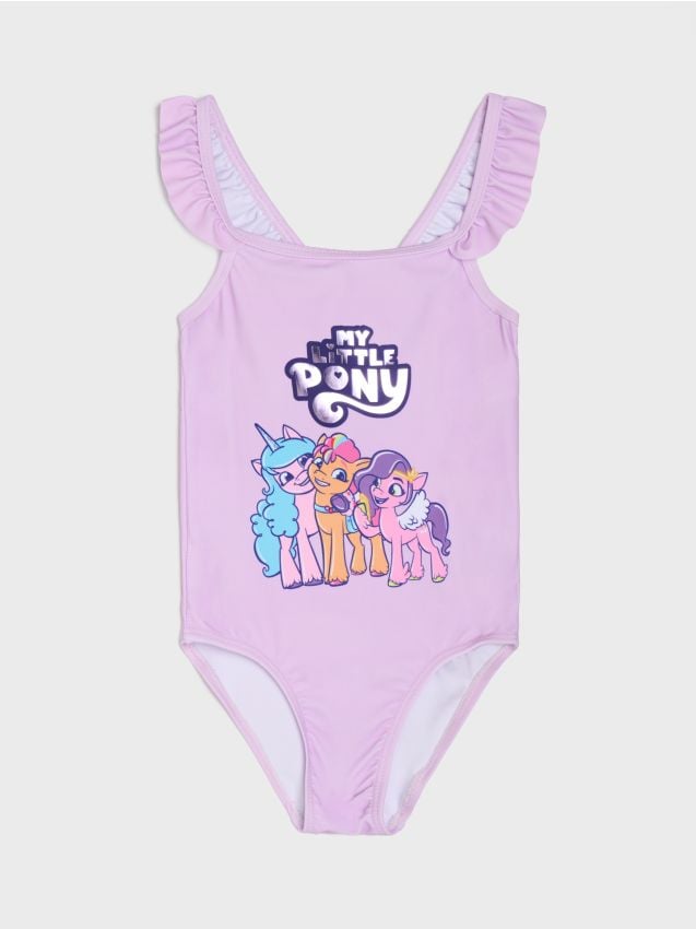Sinsay - Kostium kąpielowy My Little Pony - fioletowy