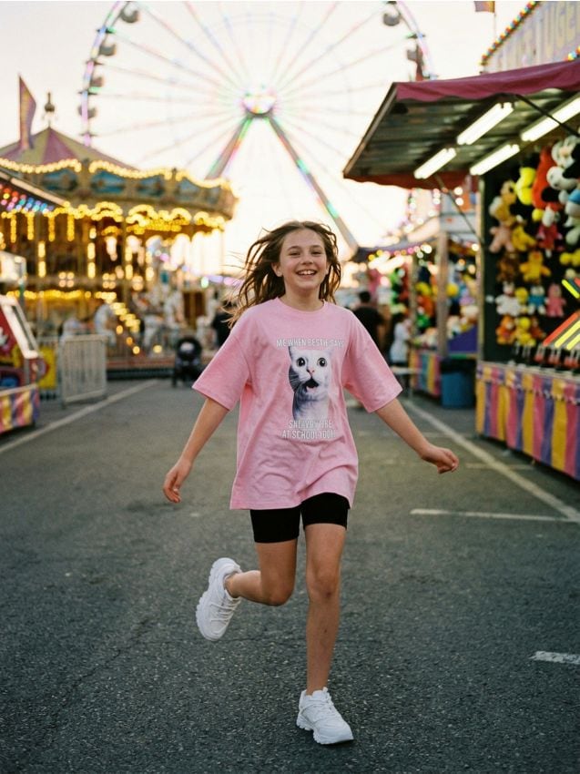 Sinsay - Tricou din bumbac cu imprimeu de pisică - roz