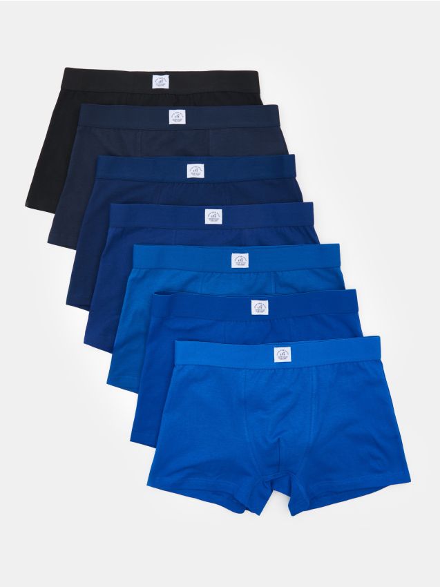 Sinsay - Bokserki classic 7 pack - granatowy