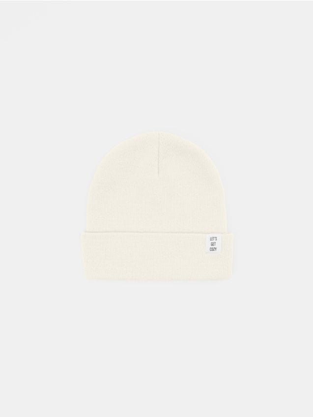 Sinsay - Čiapka beanie - krémová