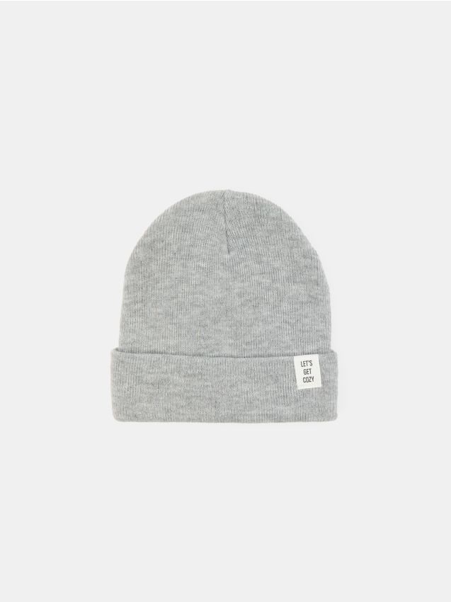 Sinsay - Čiapka beanie - svetlošedá